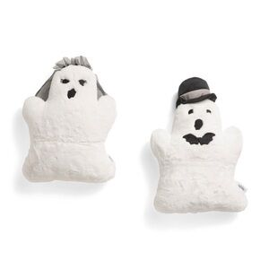 NEW Martha Stewart Bride and Groom Ghost Halloween Pillows